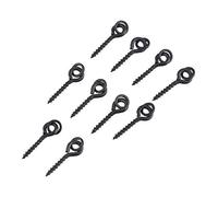 10pcs 15mm Bouillies De Pêche Appâts Vis De Pêche Carpe Boule Appâts Vis avec Ronde Boucle émerillons Terminal Tackle Accessoires