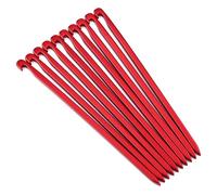 10pcs 16 cm Heavy Duty Aluminium Camp Markisen -Baldachin Zeltgestein Stakes Nägel (rot)