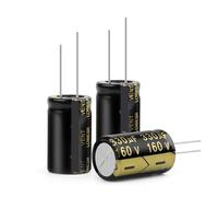 10Pcs 160V330UF 18x30 Aluminum Electrolytic Capacitor High Frequency Low ±10% 2000Hours 105℃ DIY Capacitors EKFBQBGW