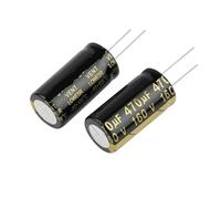 10Pcs 160V470UF 18x35 Aluminum Electrolytic Capacitor High Frequency Low ±10% 2000Hours 105℃ DIY Capacitors NWPNLXEA