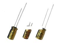 10pcs 16V 25V 50V 1UF 2.2UF 4.7UF 47UF 100UF 220UF 470UF Electrolytic Capacitors HIFI Audio Capacitor NWPNLXEA(FG 25V47UF 6.3X11)