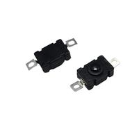 10pcs 18 * 12MM DC 250V 1.5A 2Pin Black Push Button Switch for Torch 2P On-Off Flashlight Switchs NWPNLXEA
