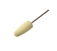 10Pcs / 180 Mesh Silicone Nail Drill Bits Rotary Burr Head Cuticle Clean File Bit For Pedicure And Manicure Art Tools Pour Perceuse(Yellow)