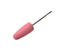 10Pcs / 180 Mesh Silicone Nail Drill Bits Rotary Burr Head Cuticle Clean File Bit For Pedicure And Manicure Art Tools Pour Perceuse(Pink)