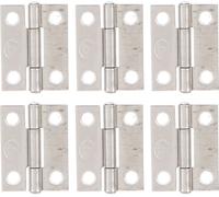 10Pcs 1in Hinges 304 Stainless Steel 4 Hole Foldable Butt Hinges for Marine Boxes Cabinet Door