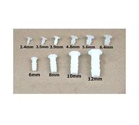 10pcs 2.4~6.4mm 8~12mm Tuyau d'irrigation Micro Fiche Raccords Aquarium Fish Tank Pompe à air Aérateur Pagoda extrémité du Tuyau Cap Connecteurs(6.4mm PP)