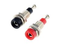 10PCS 2 mm Banana panneau for installer Socket miniature Borne d'alimentation Panel Prise for haut-parleur Amplificateur Fiche banane(Each color 5PCS)