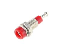 10PCS 2 mm Banana panneau for installer Socket miniature Borne d'alimentation Panel Prise for haut-parleur Amplificateur Fiche banane(Red)