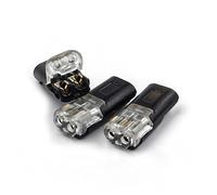 10PCS 2 pin Pluggable Wire Connector Quick Splice Electrical Cable Crimp Terminal for 22-18AWG Car LED Strip Automotive Wiring NWPNLXEA