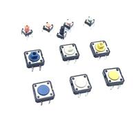 10PCS 20PCS Microinterrupteur tactile B3F-4055 B3W-1000 4000 4005 4050 5000 6X6 12x12x4.3mm 7.3mm bouton 4 broches(B3F-4050 7.3mm,20PCS)