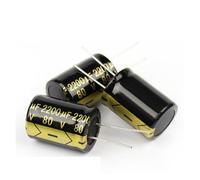 10Pcs 2200UF Aluminum Electrolytic Capacitor Kit 80V2200UF 22x30 High Frequency Low Capacitors Assortment Box Kits EKFBQBGW