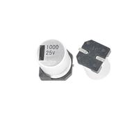 10PCS 25V1000UF SMD Aluminum Electrolytic Capacitor 6.3V 10V 16V 25V 35V 50V 10UF 22UF 47UF 100UF 220UF 330UF 1000UF AUOQKQUT(25v10uf 4x5mm)