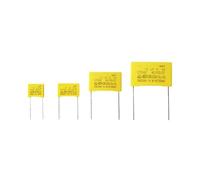 10Pcs 275VAC X2 Capacitor 275V 10mm 15mm 22.5mm 27.5mm 0.022UF 0.047UF 0.1UF 0.22UF 0.47UF 0.68UF 1UF Polypropylene Film NWPNLXEA(2.2UF 27.5mm)