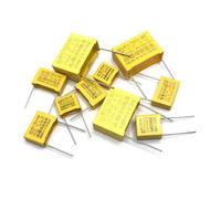 10pcs 275VAC X2 Series 0.22UF 224 220NF Spacing 10mm 15mm 22.5mm 0.22UF275VAC Polypropylene Film Capacitor 0.01UF-2.2UF EKFBQBGW(1.2UF 27.5mm 10pcs)