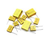 10pcs 275VAC X2 Series 1.2UF 125 Spacing 22.5mm 27.5mm 1.2UF275VAC Polypropylene Film Capacitor 0.01UF-2.2UF NWPNLXEA(0.0022UF 10mm 10pcs)