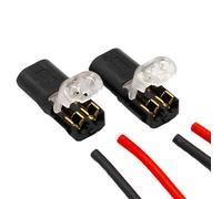 10pcs 2p Spring Connector wire with no welding no screws Quick Connector cable clamp Terminal Block 2 Way Easy Fit for led strip