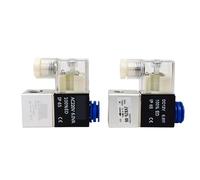 10pcs 2V025-08/06 For Air Solenoid Valve Pneumatic Control Valves Normally Closed DC 12V 24V 220V 110V 2 Way 2 Position(2V025-06 DC24V,With 8mm)