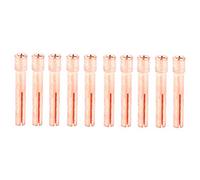 10pcs 3/32 pouces Tig Collet Tips, 13N23 Copper Collet Consommations Remplacement Ajustement pour WP9 / 20/25 Tig Welding Torch Series Men Mechanical Factory Workshop