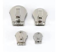 10pcs 3# 5# 8# 10# curseur de fermeture à glissière pour fermetures à glissière en métal sac vers le bas veste Zip tête tirer kit de réparation bricolage vêtement coudre matériel accessoires-arge