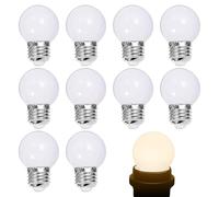 10pcs 3W LED Petites ampoules 3000k base blanche douce pour le plafond table de table de chambre à coucher