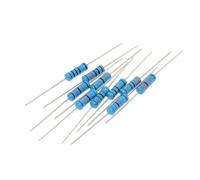 10pcs 3W Metal Film Resistor 9.1R 91R 910R 9.1K 91K 910K 9R1 9.1 91 910 Ohm R K Accuracy 1% Five-Color Ring Resistance 0.1R-910 CZAOINCU(3W 1R3 10pcs)
