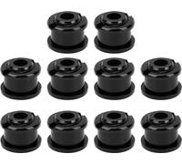 10pcs 4,9 mm vis de la chaîne boulon VTT vélo alimentation en aluminium -boulon de pignon en métal légerblack
