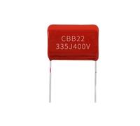 10pcs 400V335J 3.3uF Pitch 25mm 400V 335 3300nf CBB Polypropylene film capacitor AUOQKQUT