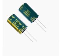 10pcs 450v120UF 18x30mm Aluminum Electrolytic Capacitors NWPNLXEA