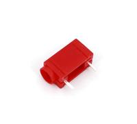 10Pcs 4mm Female Socket Right Angle PCB Insulated Jack Connector NWPNLXEA(10Pcs Red)