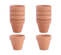 10pcs 5.5 x 5 cm Small Mini Pot Terre Cuite Clay Ceramic Pottery Cactus Flower Pots Succulent Nursery Pots Great For Plants Crafts Wedding Favor