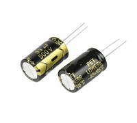 10Pcs 500V33UF 16x25 Aluminum Electrolytic Capacitor High Frequency Low ±10% 2000Hours 105℃ DIY Capacitors AUOQKQUT
