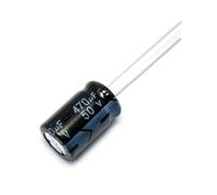 10PCS 50V 470UF 50 V / 470 UF Aluminum electrolytic capacitors Size 10 * 20mm 470UF 50V Electrolytic capacitor AUOQKQUT