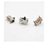 10pcs 5mm DC 50V 0.3A straight plug toggle switch third gear 8-foot dial handle height 5mm Slide Switch for Small DIY Power NWPNLXEA