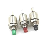 10Pcs 5mm DS-402 Self-reset/Momentary Push Button Switch 0.5A/125V NWPNLXEA(Green)