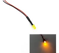 10pcs 5mm Pre-Wired Emitting Diodes with Resistance Bulb Lights 3V 5V6V9V 12V 24V 36V 48V 60V 110V 220V (Color : Yellow, Size : 5V6V9V)