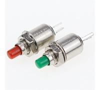 10pcs 5mm Ressort de Retour momentané Micro Bouton-Poussoir 0.5A 125VAC DS-402 (Couleur : Rouge)(Red)