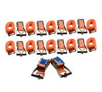10pcs 5mX 4000kg X 50mm Sangles À Cliquet Sangle De Serrage Avec Crochets Set