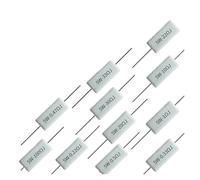 10pcs 5W 5% Cement Resistor Power Resistance 0R82 5R6 6R 6R2 6R8 8R 8R2 5.6 56 6 6.8 8 8.2 62 68 75 82 91 680 R K Ohm BIANMTSW(5W 8R 10pcs)