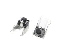 10pcs 6 * 6 * 5mm 2pin Tactile Tact Push Button Switch 6x6x5mm 2p Switch Horizontal with Stand NWPNLXEA