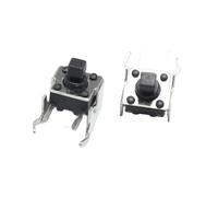 10pcs 6 * 6 * 7.3mm 2pin Tactile Tact Push Button Switch 6x6x7.3mm 2p Switch Horizontal with Stand NWPNLXEA