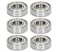 10pcs 6202Z Roulement à Billes à Gorge Profonde Roulement à Billes à Double Roulement étanche Roulement à Billes Radial en Acier Roulements Miniatures pour Machines D'impression Machines à Bois