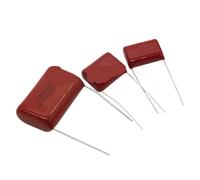 10PCS 63V 100V 250V 400V 450V 630V 2000V RED CBB Polypropylene film capacitor 101 103 104 105 125J 221 222 223 224 225 332 333 AUOQKQUT(250V475J-P25)