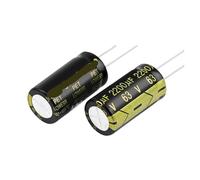 10Pcs 63V2200UF 18x35 Aluminum Electrolytic Capacitor High Frequency Low ±10% 2000Hours 105℃ DIY Capacitors NWPNLXEA
