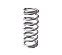 10pcs 65Mn Ressorts de compression mécaniques anti-fatigue en acier à ressort, diamètre du fil 1,4mm, diamètre extérieur 7mm, longueur 10-50mm, 1,4x7x50mm