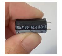 10pcs 68uF 160V 68MFD 160Volt Aluminum Electrolytic Capacitor 10 * 20mm 68mf160v 68uf160v 160v68mf 160v68uf MQXFCZUX