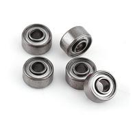 10pcs 693ZZ Mini Roulements à Billes Roulement à Bride en Acier Double-Blindé Roulements Kit, Roulements à billes en acier3*8 * 4mm