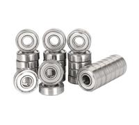 10Pcs 6mm 7mm 8mm 9mm 10mm Inner Diameter Roulements À Billes À Gorge Profonde De Haute Qualité ZZ(7x13x3 OPEN,10 Pieces)