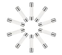 10Pcs 6x30mm Ceramic Cartridge Fuses Fast Blow Tube Fuses 250V 1 1.5 3.15 6.3 7 16A AMP Fuse For Protecting Electrical Circuit(7A)