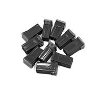 10pcs 80A 32V Noir Mini Type Push-in Femelle PAL Cartouche Fusibles for Voiture Câblage de protection