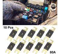10pcs 80A ANL Fusibles pour Voiture Camion Moto Bateau Audio CDs